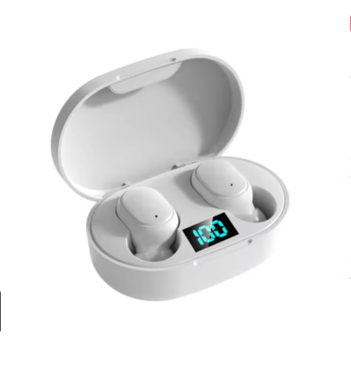 Bluetooth Headset Smart Digital Display True Wireless In-ear English Mini Sports Bluetooth Headset