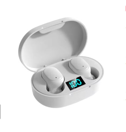 Bluetooth Headset Smart Digital Display True Wireless In-ear English Mini Sports Bluetooth Headset